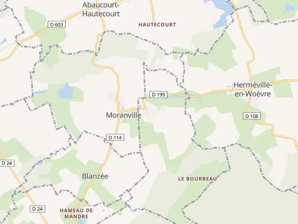 Plan de Grimaucourt-en-Woëvre