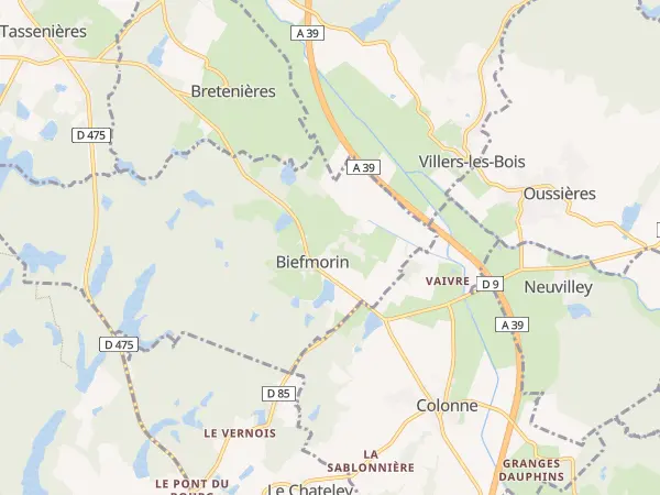 Plan de Biefmorin