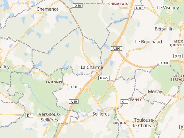 Plan de La Charme