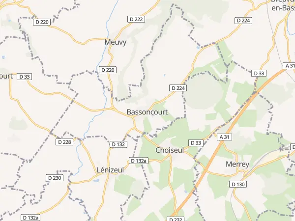 Plan de Bassoncourt