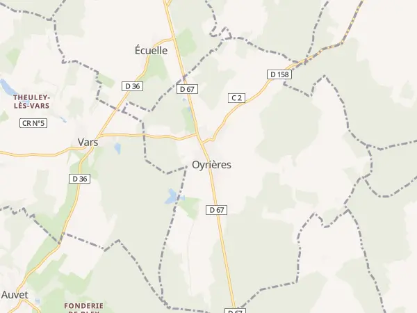 Plan de Oyrières