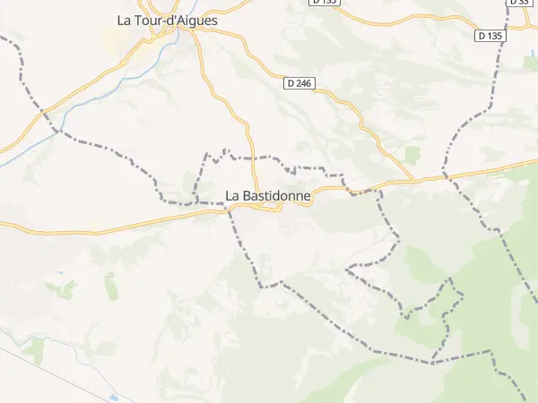 Plan de La Bastidonne