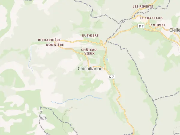 Plan de Chichilianne