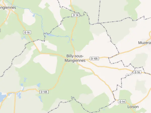 Plan de Billy-sous-Mangiennes