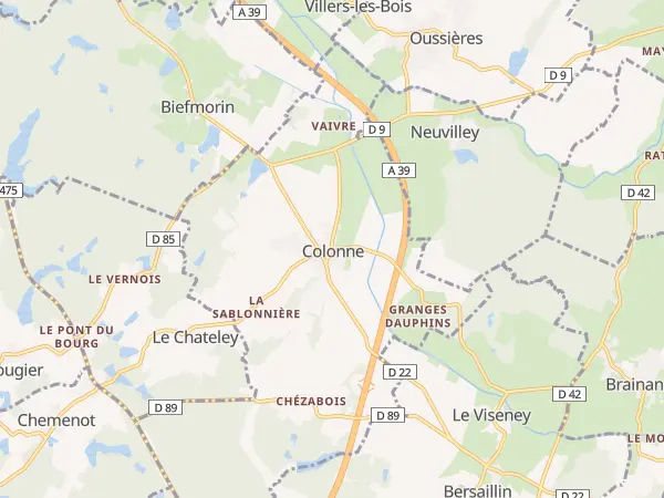 Plan de Colonne