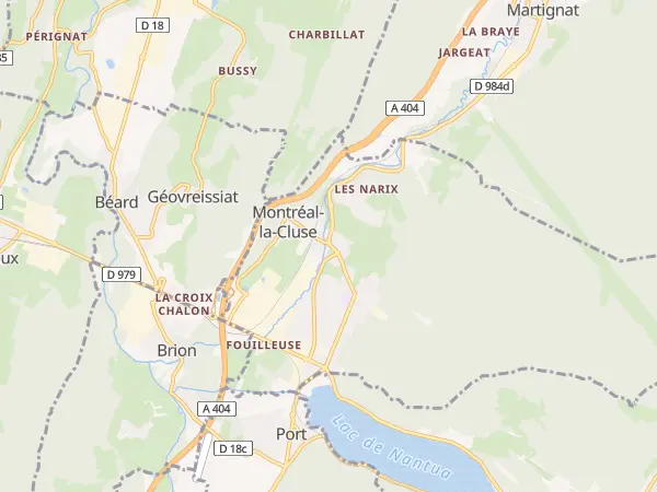 Plan de Montréal-la-Cluse