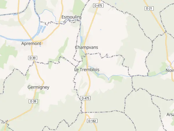Plan du Tremblois