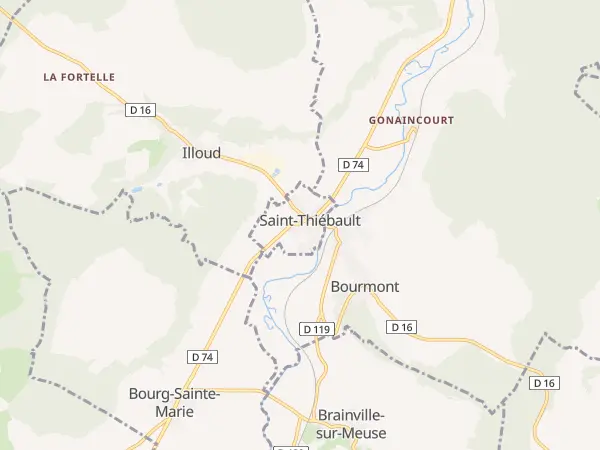 Plan de Saint-Thiébault