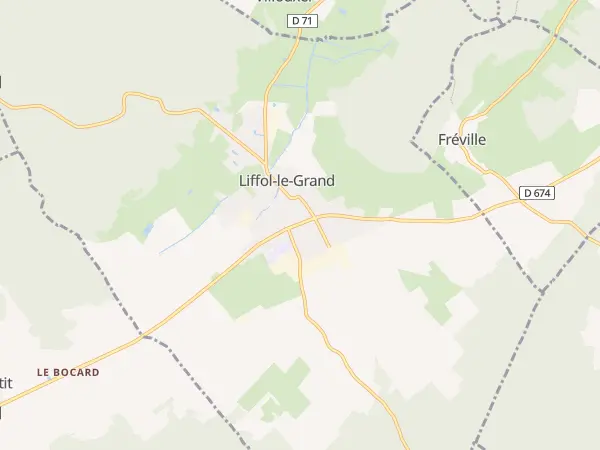 Plan de Liffol-le-Grand