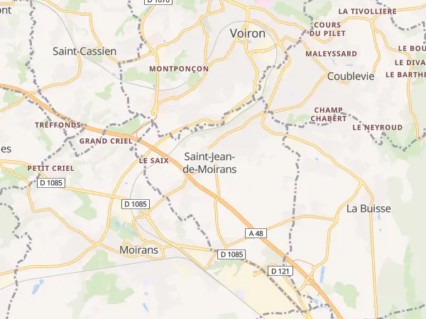 Plan de Saint-Jean-de-Moirans