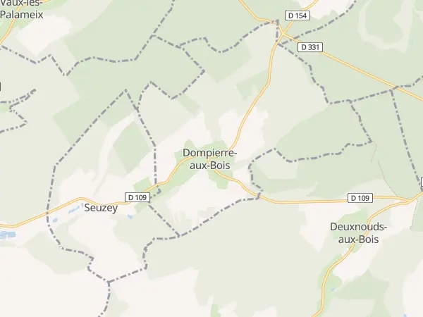 Plan de Dompierre-aux-Bois