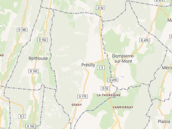 Plan de Présilly