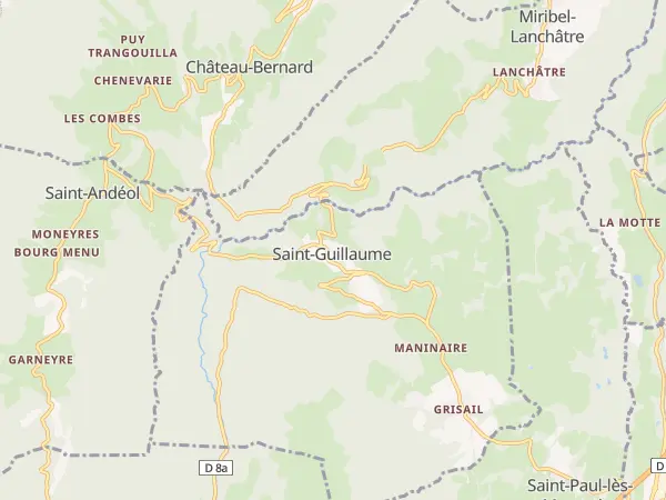 Plan de Saint-Guillaume
