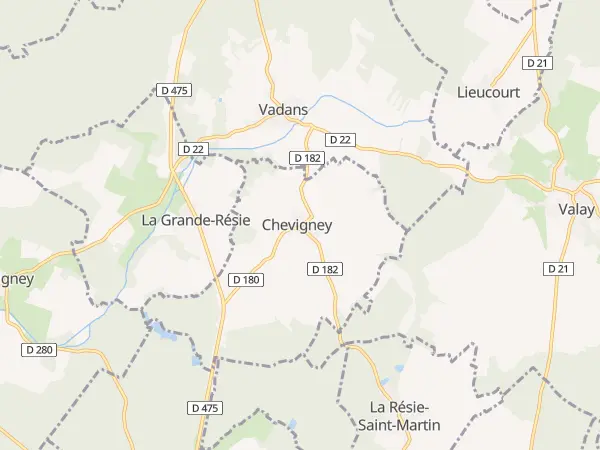Plan de Chevigney