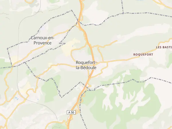 Plan de Roquefort-la-Bédoule