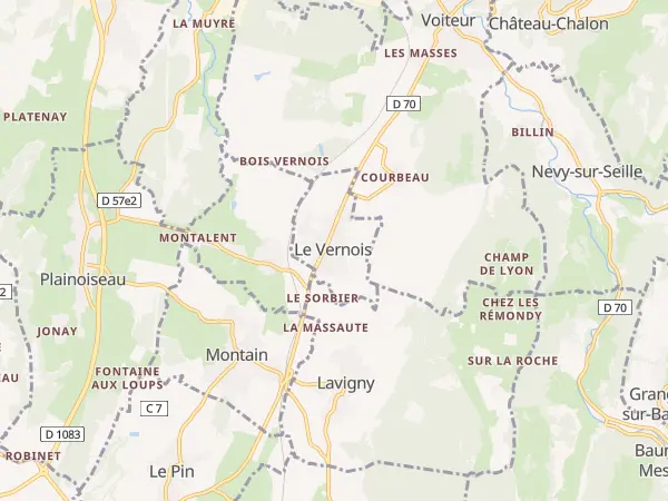 Plan du Vernois