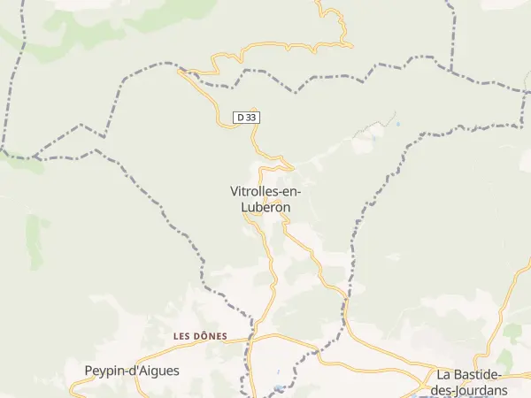 Plan de Vitrolles-en-Lubéron
