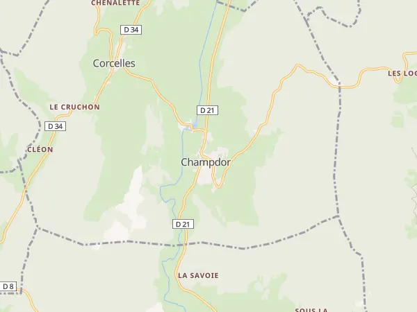 Plan de Champdor-Corcelles