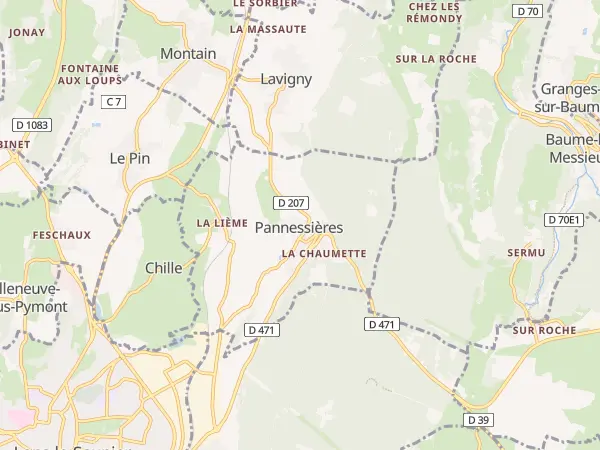Plan de Pannessières