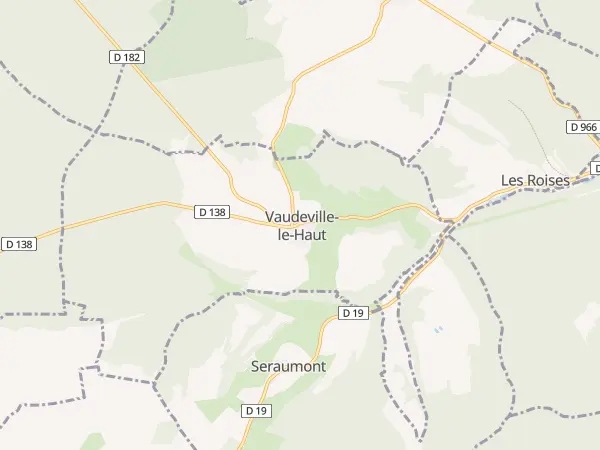Plan de Vaudeville-le-Haut