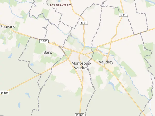 Plan de Mont-sous-Vaudrey