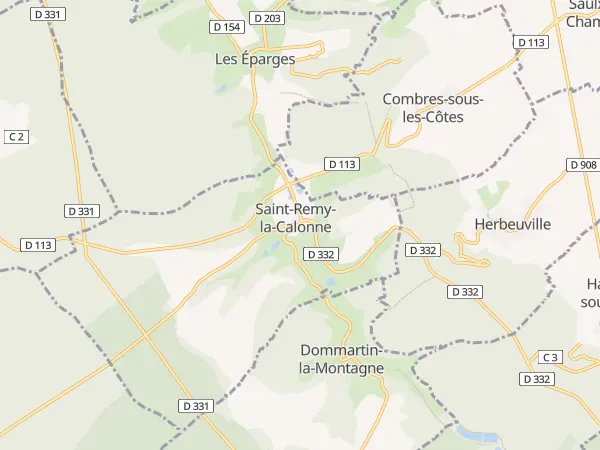 Plan de Saint-Remy-la-Calonne