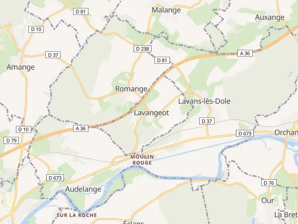 Plan de Lavangeot