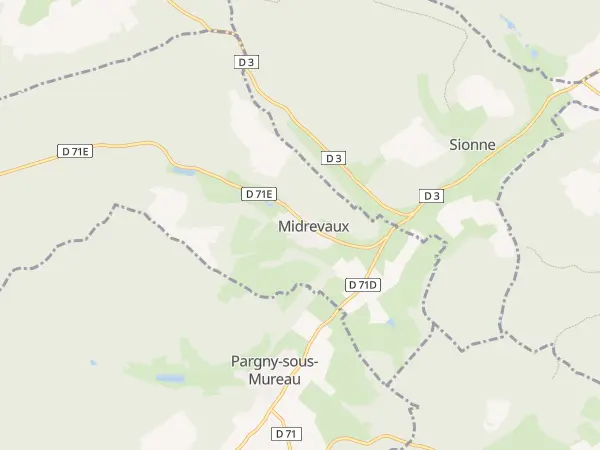 Plan de Midrevaux