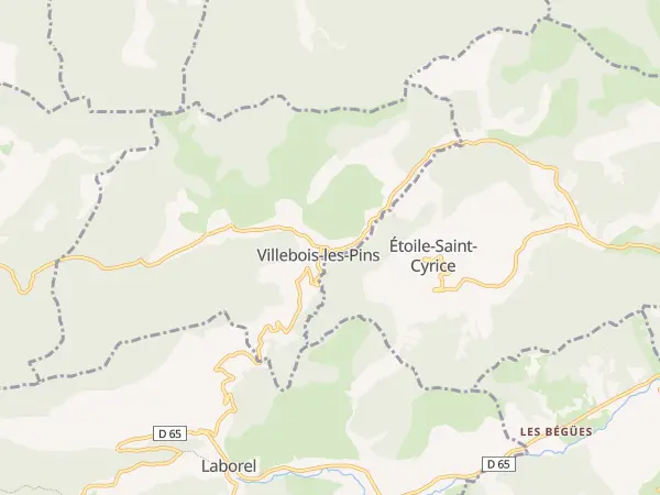 Plan de Villebois-les-Pins