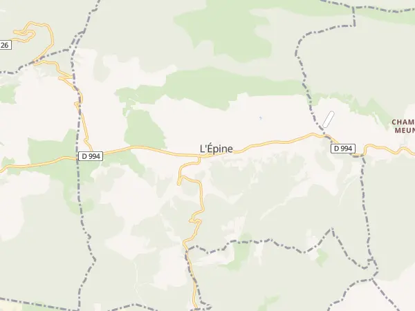 Plan de L’Épine