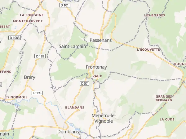 Plan de Frontenay