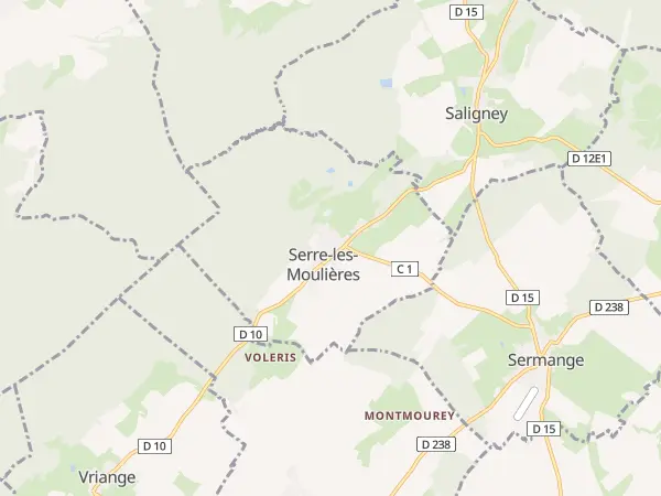 Plan de Serre-les-Moulières