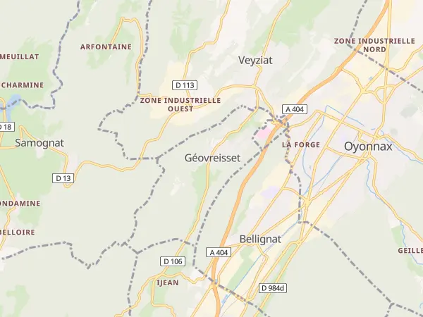 Plan de Géovreisset