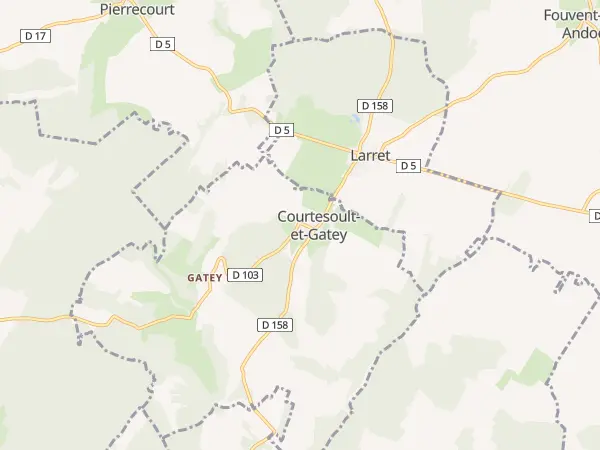 Plan de Courtesoult-et-Gatey