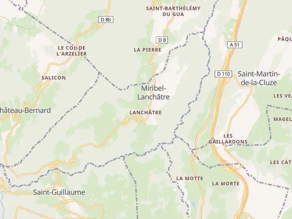 Plan de Miribel-Lanchâtre