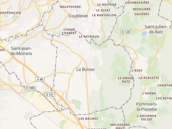Plan de La Buisse