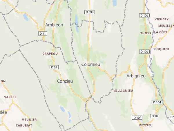 Plan de Colomieu