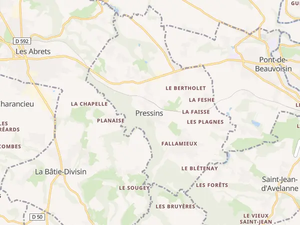 Plan de Pressins