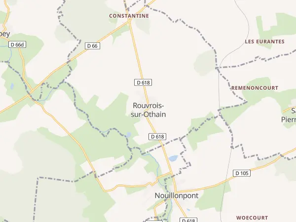 Plan de Rouvrois-sur-Othain