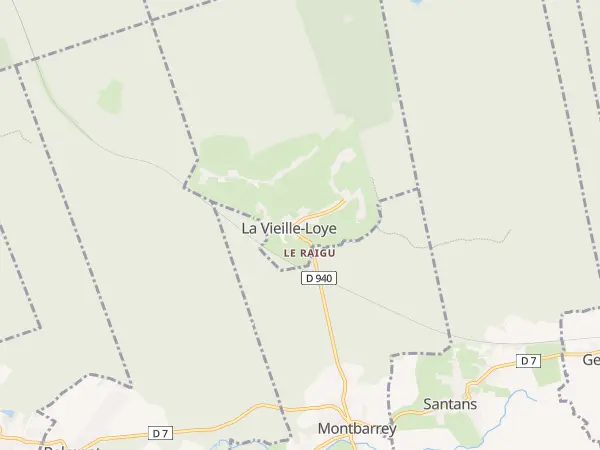 Plan de La Vieille-Loye