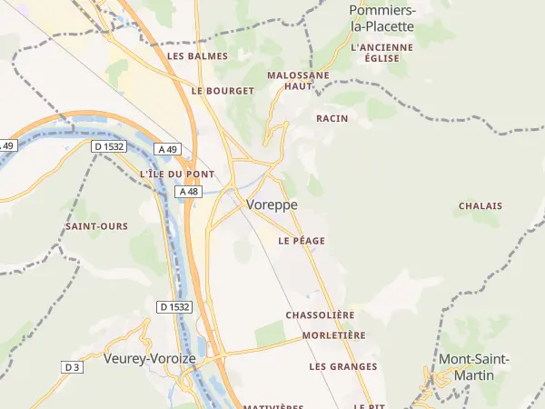 Plan de Voreppe