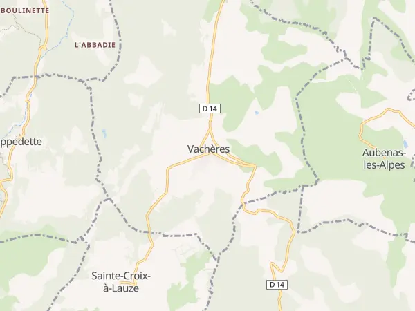 Plan de Vachères