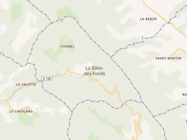 Plan de La Bâtie-des-Fonds