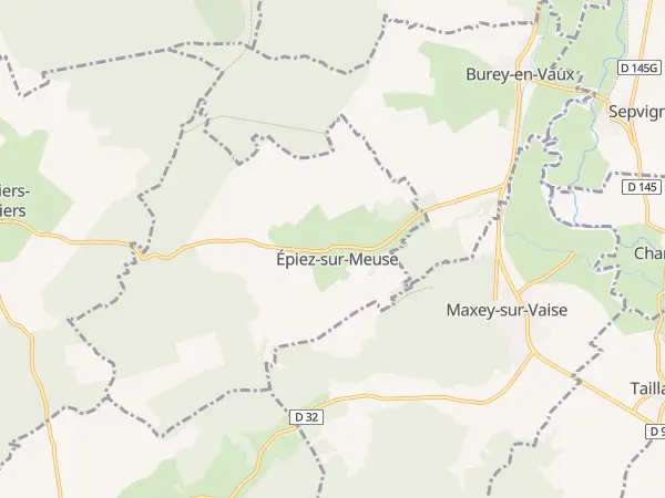 Plan de Épiez-sur-Meuse