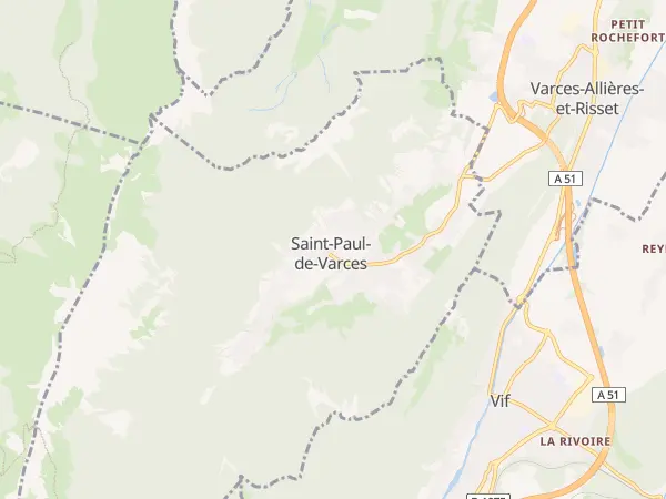 Plan de Saint-Paul-de-Varces