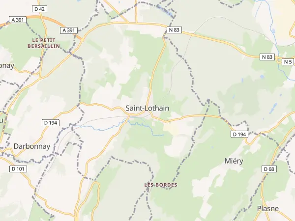 Plan de Saint-Lothain