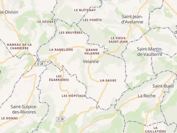 Plan de Velanne