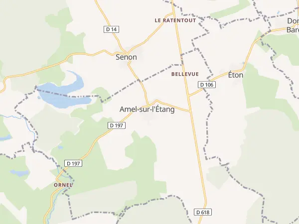 Plan de Amel-sur-l’Étang