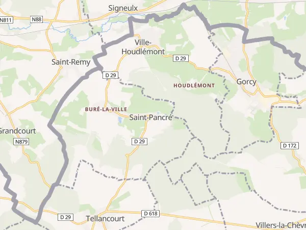 Plan de Saint-Pancré