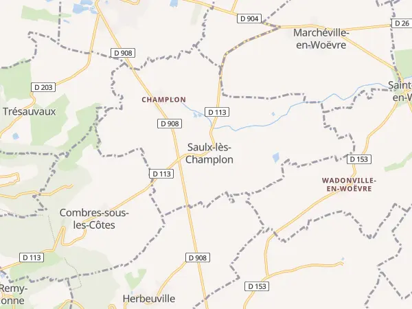 Plan de Saulx-lès-Champlon